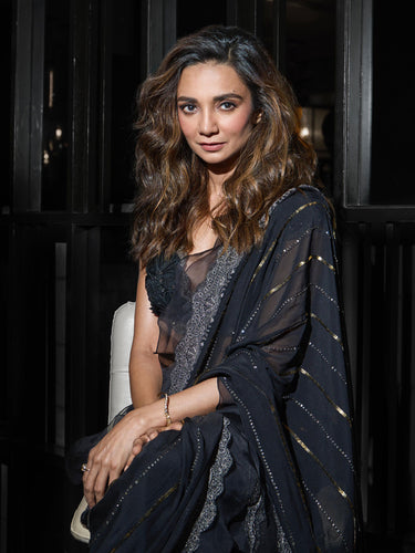 IRA DUBEY IN ETHEREA SAREE SET