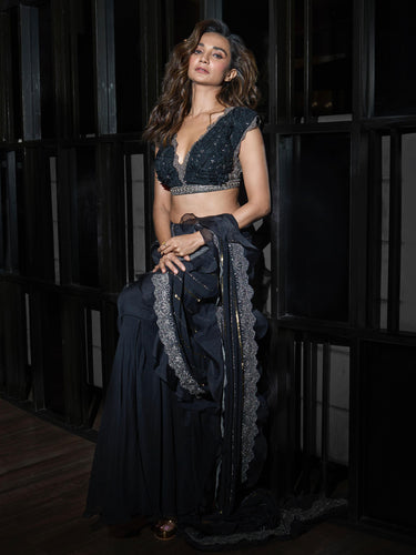 IRA DUBEY IN ETHEREA SAREE SET
