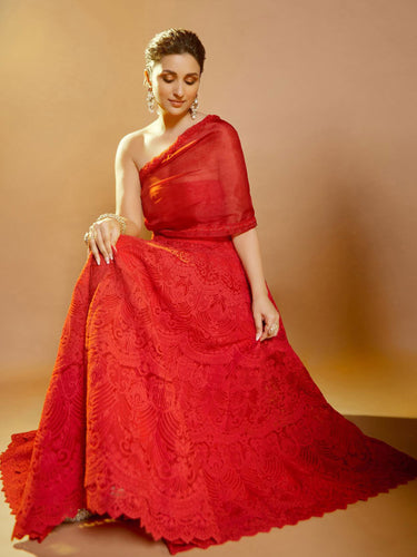 PARINEETI CHOPRA IN RED GOWN