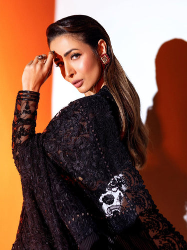 MALAIKA ARORA IN AARYA SAREE SET