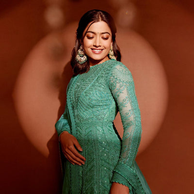 Rashmika Mandanna in Adhira anarkali