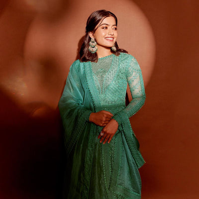 Rashmika Mandanna in Adhira anarkali