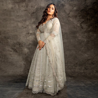 Richa Chadha in Aarvi Anarkali Set
