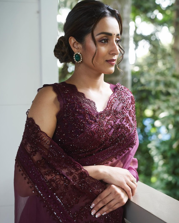 Trisha Krishnan in Sitara saree