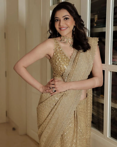 Kajal Aggarwal in Niya saree