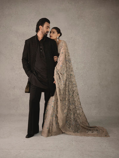 Athiya shetty in Vintage Love saree set
