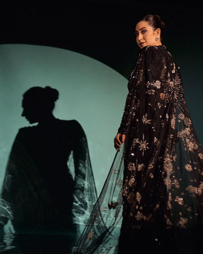 Karishma Kapoor in Celestia saree set