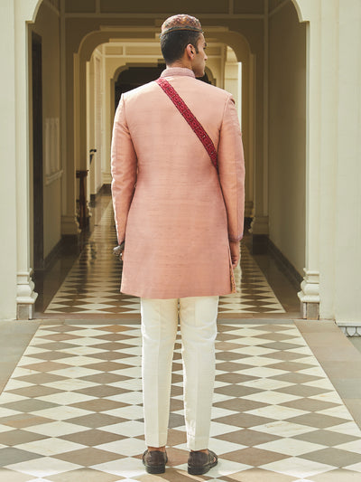 Shell Pink Sherwani